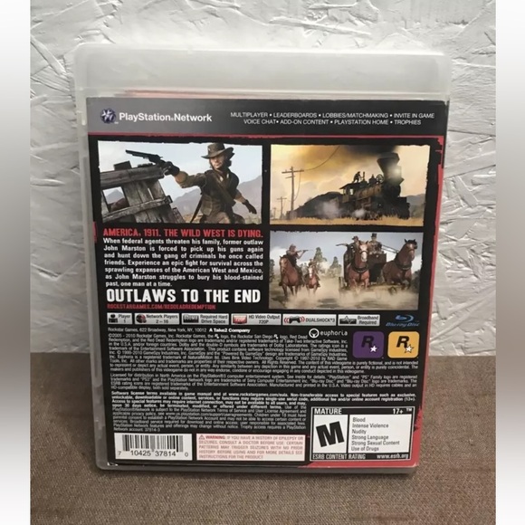 COMPLETE Red Dead Redemption w/ Map & Manual (Sony PlayStation 3, PS3, 2010) - Picture 6 of 7